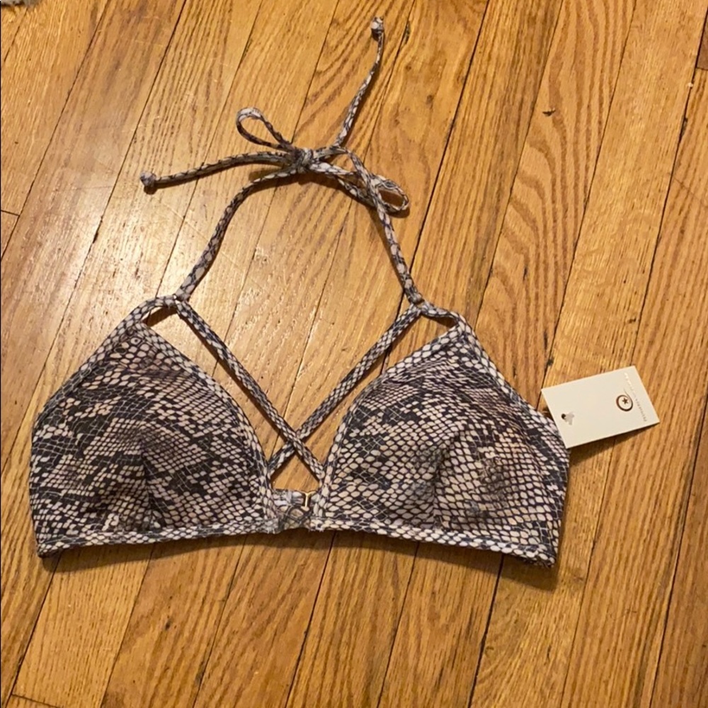 Plumeria Swimwear Snakeskin L